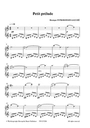 Pstrokonsky-Gauché - Petit Prelude for Piano Solo - PN7257EM