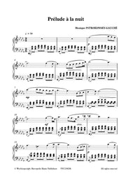 Pstrokonsky-Gauché - Prélude à la Nuit for Piano Solo - PN7258EM
