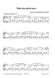 Pstrokonsky-Gauché - Valse des petits pois for Piano Solo - PN7266EM