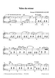 Pstrokonsky-Gauché - Valse du retour for Piano Solo - PN7267EM