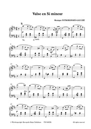 Pstrokonsky-Gauché - Valse en Si Mineur for Piano Solo - PN7269EM