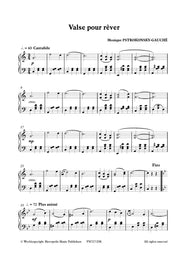 Pstrokonsky-Gauché - Valse pour rêver for Piano Solo - PN7271EM
