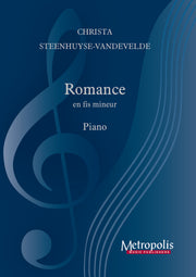Steenhuyse-Vandevelde - Romance en fis mineur for Piano Solo - PN7343EM