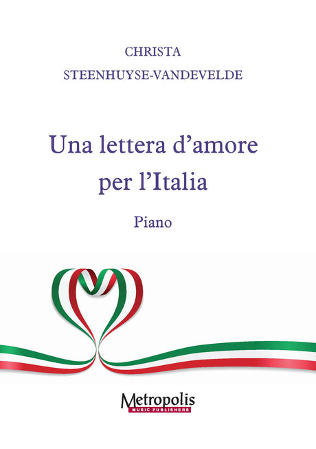 Steenhuyse-Vandevelde - Una lettera d'amore per l'Italia for Piano Solo - PN7431EM
