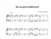 Steenhuyse-Vandevelde - Op een grote paddenstoel for Piano Solo - PN7465EM