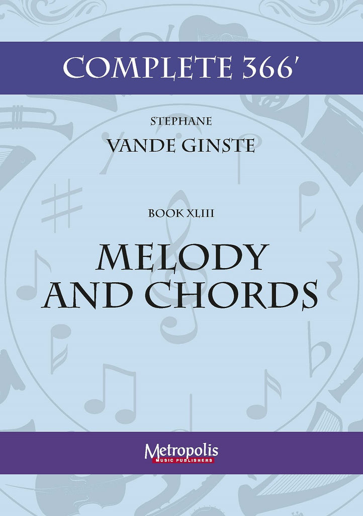 Vande Ginste - Complete 366' - Book 43: Melody and Chords for Piano Solo - PN7565EM