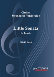Steenhuyse-Vandevelde - Little Sonata for Bonnie for Piano - PN7572EM