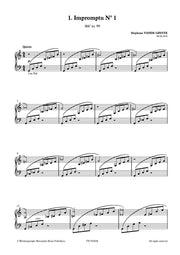 Vande Ginste - Complete 366' - Book 50: 2 Impromptus for Piano Solo - PN7591EM