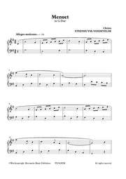 Steenhuyse-Vandevelde - Menuet in G Dur for Piano Solo - PN7628EM