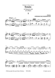 Steenhuyse-Vandevelde - Sonata in G Major for Piano Solo - PN7652EM