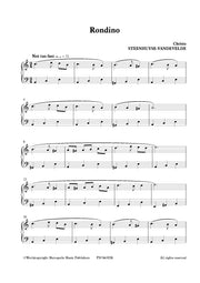 Steenhuyse-Vandevelde - Rondino for Piano Solo - PN7663EM
