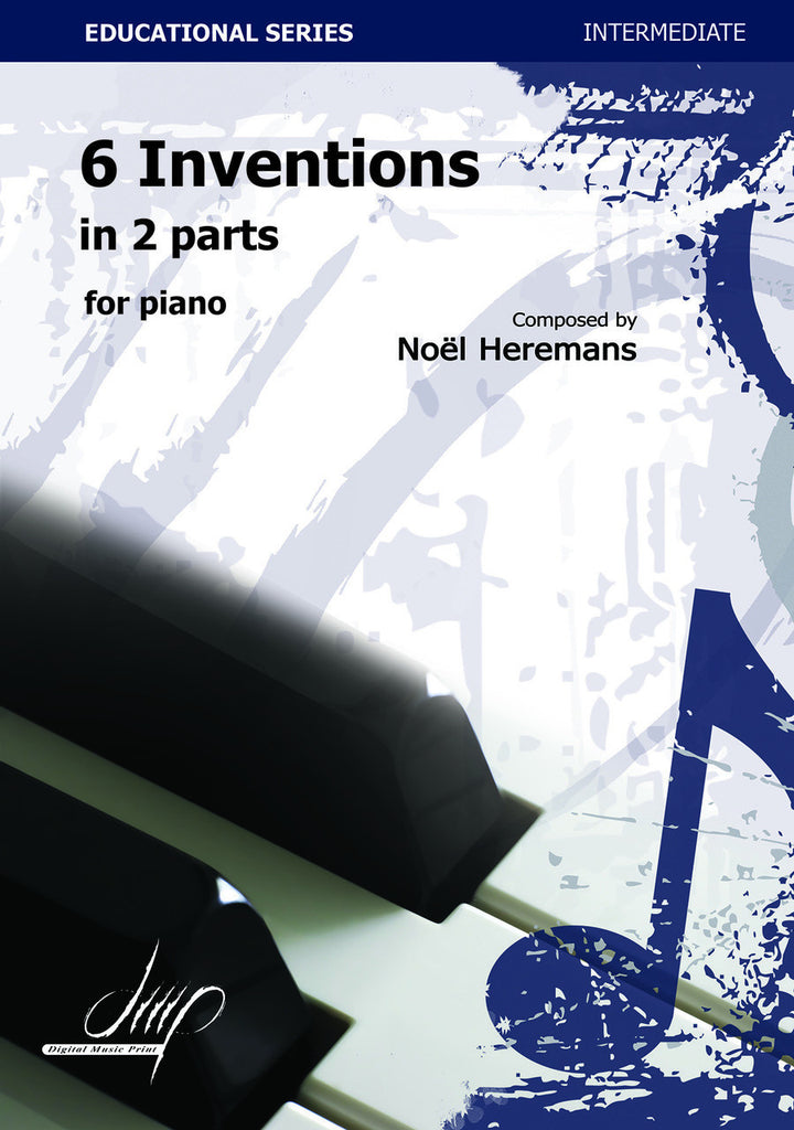 Heremans - 6 Inventions (Piano Solo) - PN9116DMP