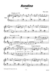 Rondino - 6 Korte Variaties (Six Short Variations) - PN9527DMP