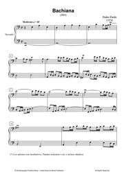 Pardo - 3 Bs a Quatre for Piano Duet (1 Piano-4 Hands) - PND3056PM