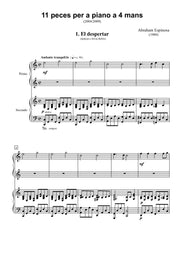 Espinosa - 11 Peces for Piano Duet (1 Piano-4 Hands) - PND3373PM