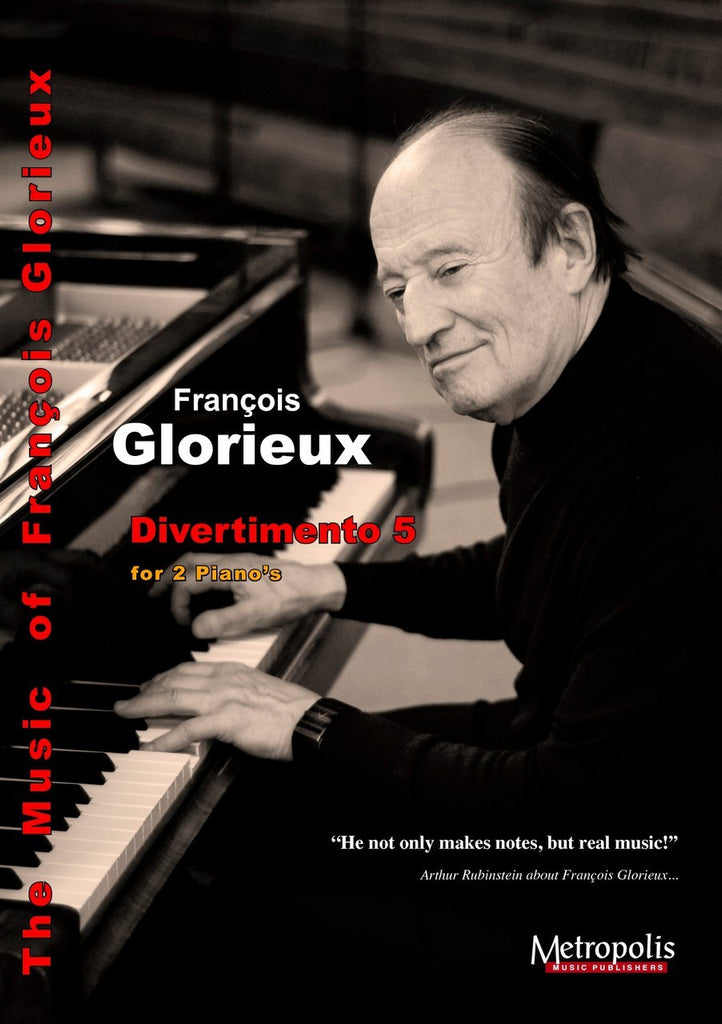 Glorieux - Divertimento 5 for Two Pianos - PND6729EM