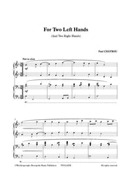 Chatrou - For Two Left Hands (and Two Right Hands) for 1 Piano-4 Hands - PND7616EM