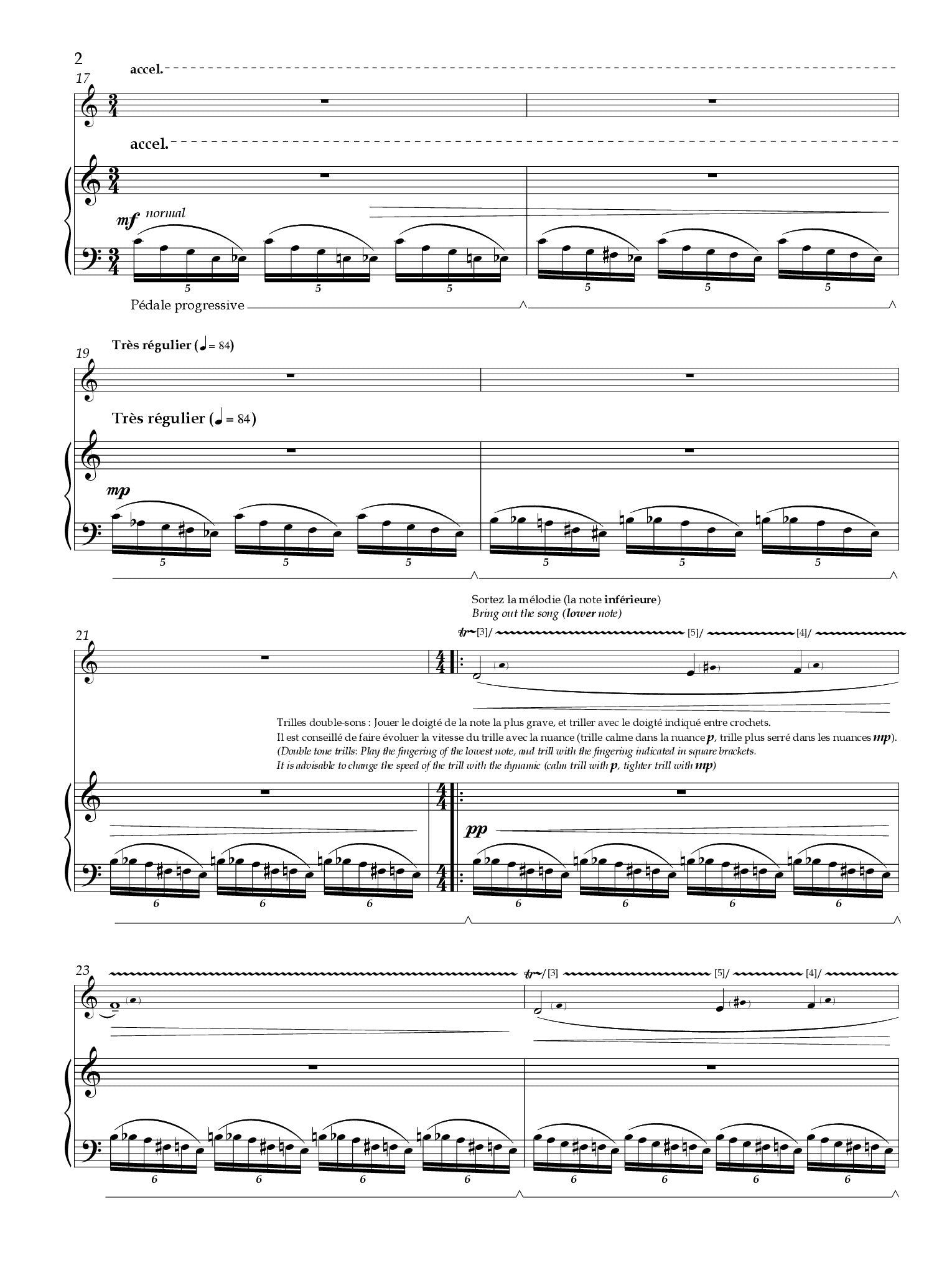 Dufeutrelle - Flammerole for Piccolo and Piano - PP37 | UMMP (ALRY ...