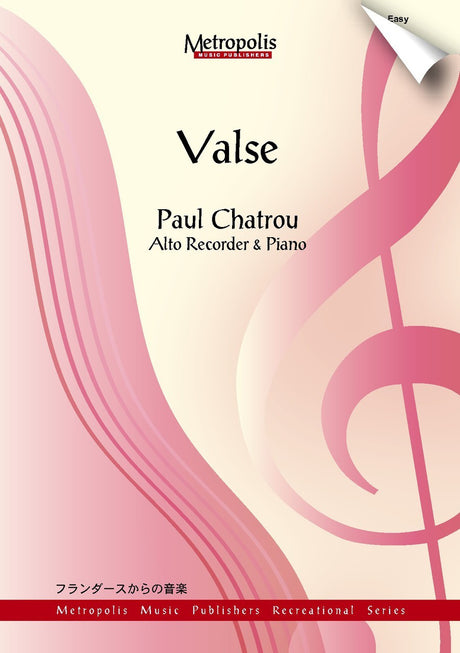 Chatrou - Valse (Recorder and Piano) - RCP6402EM