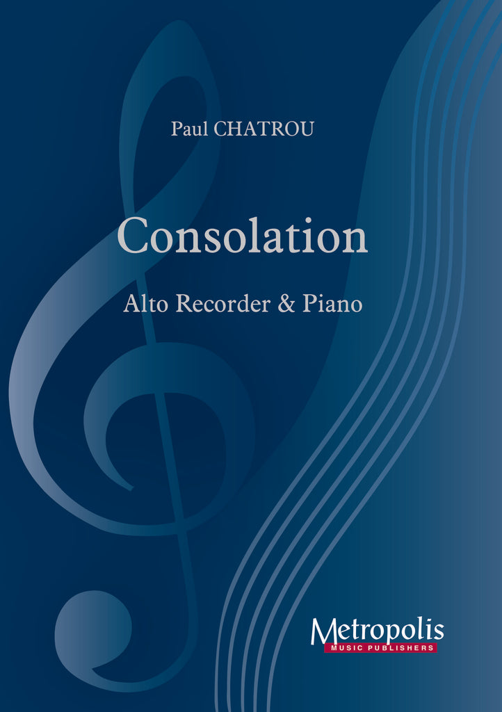 Chatrou - Consolation for Alto Recorder and Piano - RCP7514EM