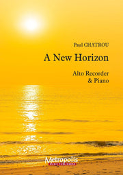 Chatrou - A New Horizon for Alto Recorder and Piano - RCP7588EM