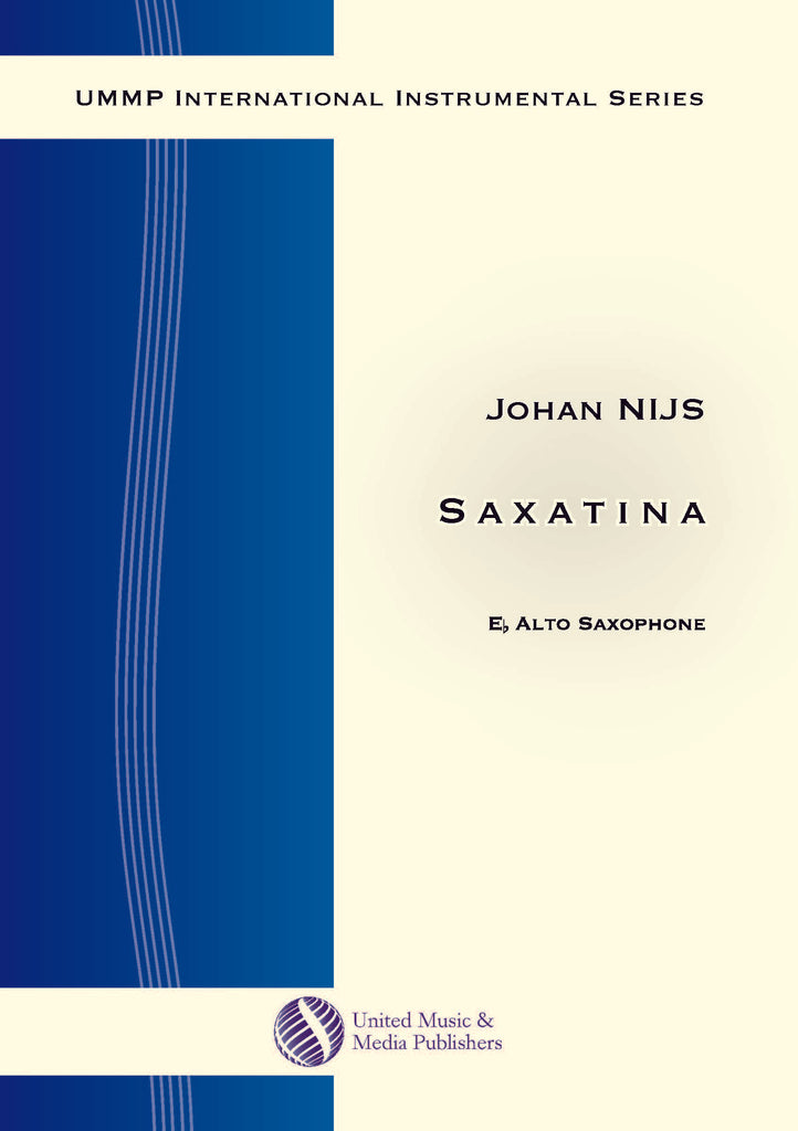 Nijs - Saxatina for Alto Saxophone Solo - S151108UMMP