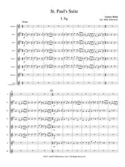 Holst (arr. Johnston) - St. Paul's Suite for Saxophone Choir - SC113