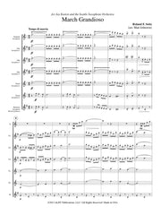 Seitz (arr. Johnston) - March Grandioso for Saxophone Choir - SC108