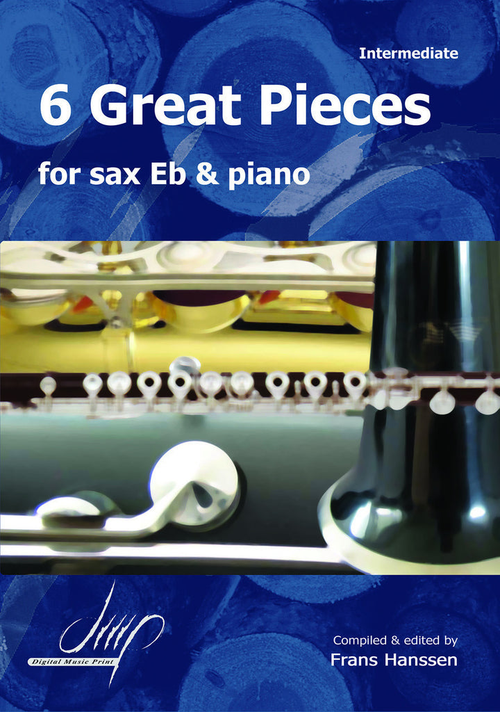 6 Great Pieces for E-flat Saxophone and Piano - SP10619DMP