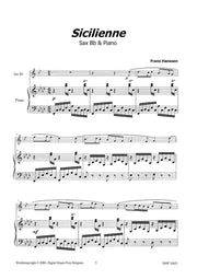 6 Easy Pieces for B-flat Saxophone and Piano - SP10621DMP