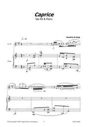 de Regt - Caprice (Alto Saxophone and Piano) - SP108046DMP