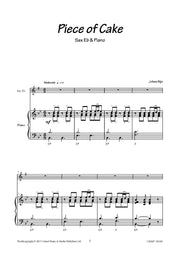 Nijs - Piece of Cake for Alto Saxophone and Piano - SP130109UMMP