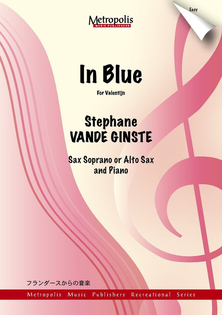 Vande Ginste - In Blue (Sax) - SP6579EM
