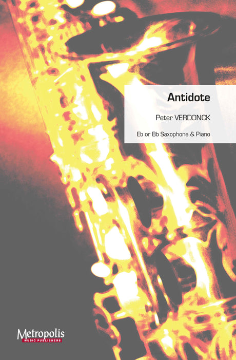 Verdonck - Antidote for Saxophone and Piano - SP6948EM