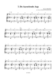 Milbou - Dwaze Dieren voor Bb Sax - Pianobegeleidingen - SP7532EM
