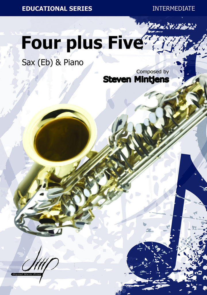 Mintjens - Four plus Five (E-flat Saxophone and Piano) - SP9114DMP