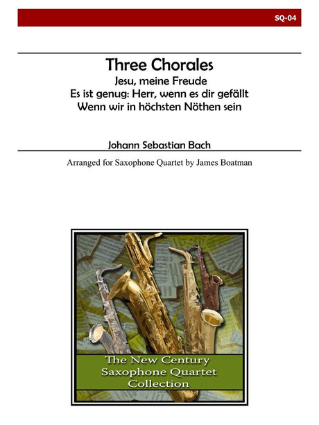 Bach (arr. Boatman) - Three Chorales - SQ04
