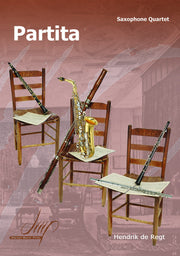 de Regt - Partita for Saxophone Quartet - SQ108157DMP