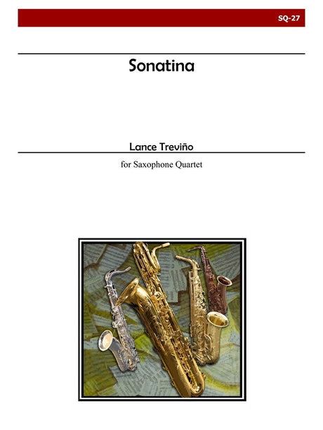 Trevino - Sonatina for Saxophone Quartet - SQ27