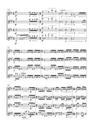 Van der Linden - Traces for Saxophone Quartet - SQ3410PM