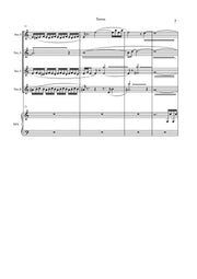 López de Rego - Teresa for Saxophone Quartet, Piano and Percussion - SQ3544PM