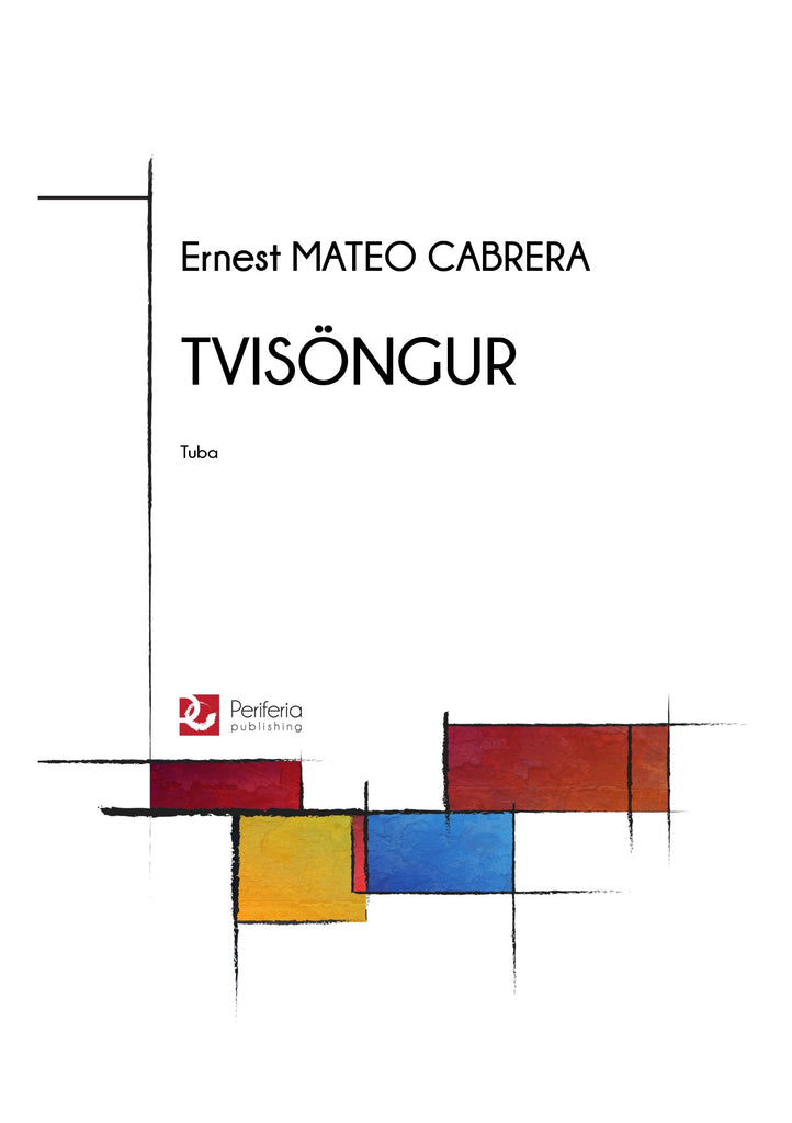 Mateo Cabrera - Tvisöngur for Solo Tuba - TB3584PM