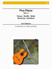 Febonio - Five Pieces for Alto Flute and Guitar - TF04