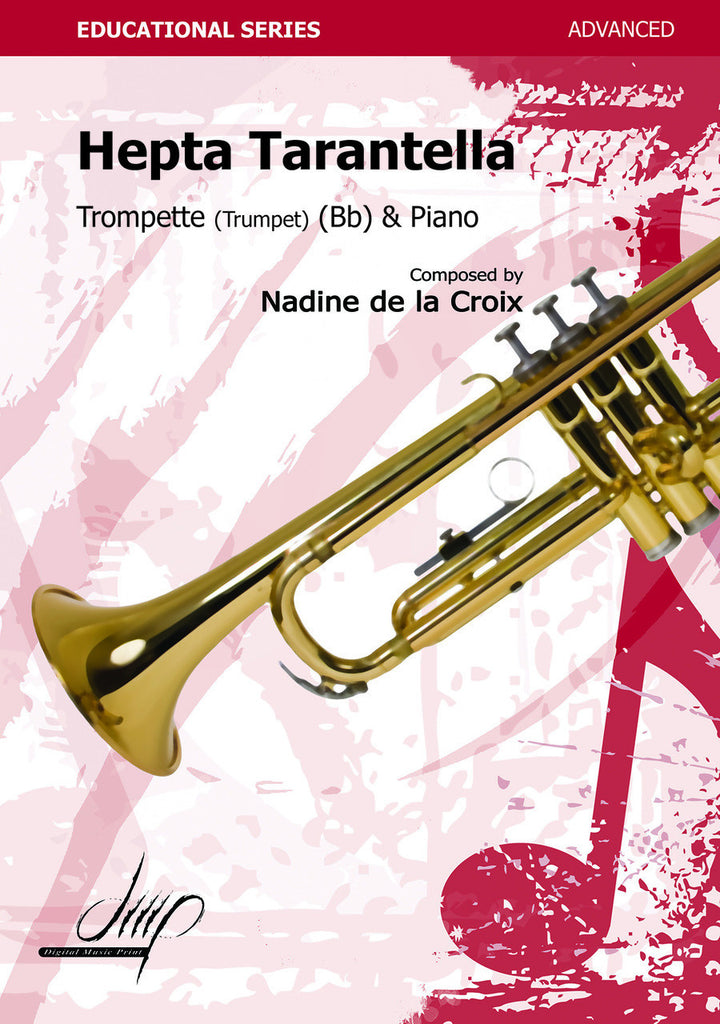 de la Croix - Hepta Tarantella for Trumpet and Piano - TP110095DMP