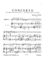 de Jong - Trumpet Concerto, Op. 49 - TP4348EM