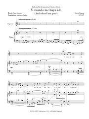 Osmon - Y cuando me haya ido for Soprano and Piano - V104