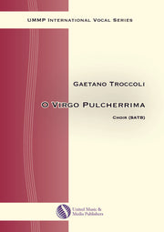 Troccoli - O Virgo pulcherrima for Mixed Choir (SATB) - V170209UMMP