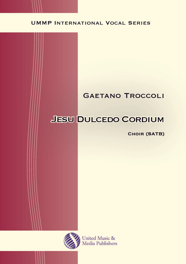 Troccoli - Jesu dulcedo cordium for Mixed Choir (SATB) - V170211UMMP