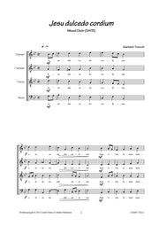 Troccoli - Jesu dulcedo cordium for Mixed Choir (SATB) - V170211UMMP