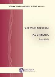 Troccoli - Ave Maria for Mixed Choir (SAB) - V170215UMMP